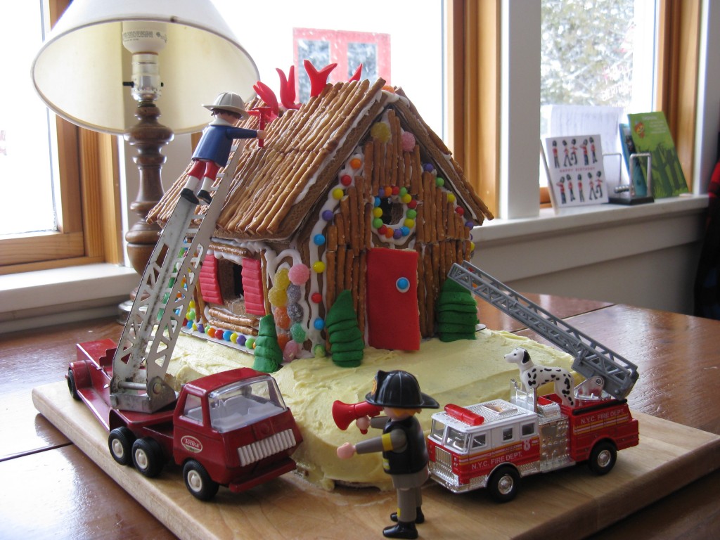 To the rescue! The Playmobil fellows were on the job.