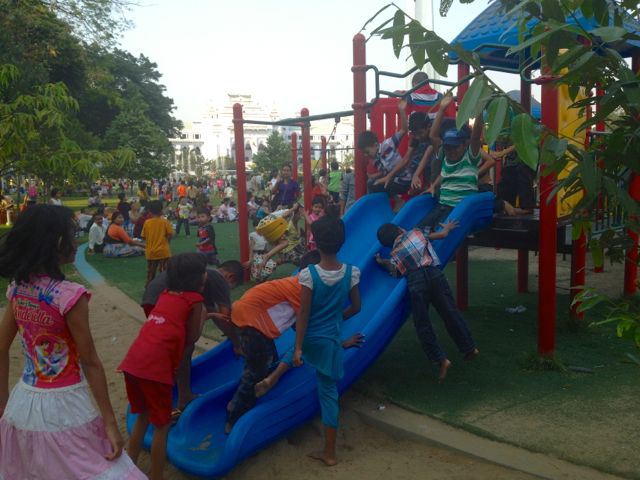 Climbing UP the Slide